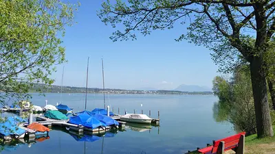 Bootsanlegestelle in Nottwill am Sempachersee