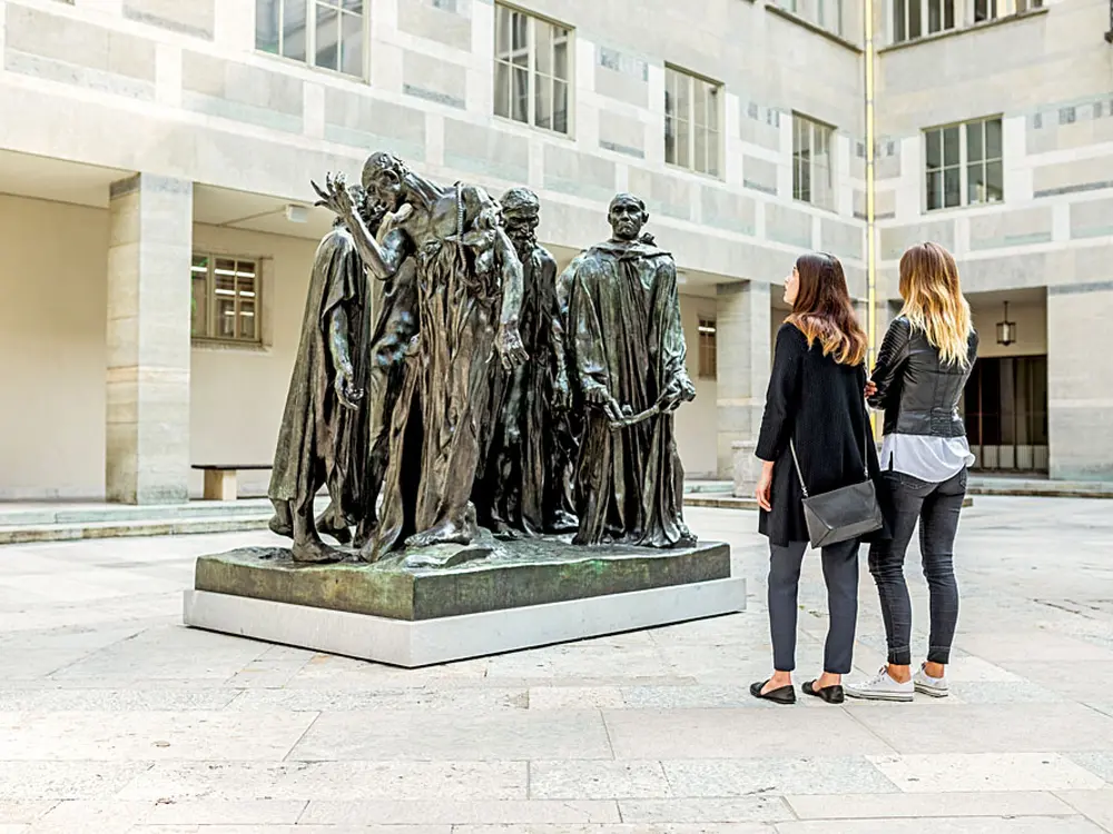 Rodin-Skulptur im Kunstmuseum Basel /