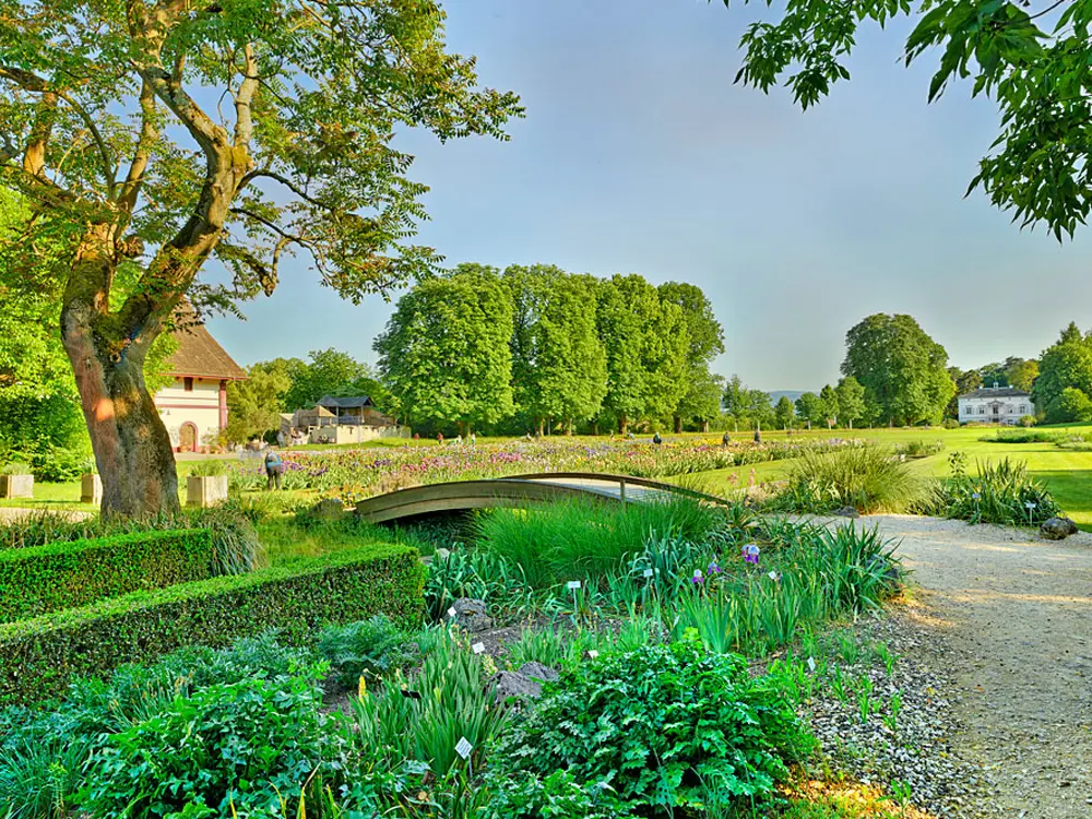 Blick in die Merian Gärten Basel