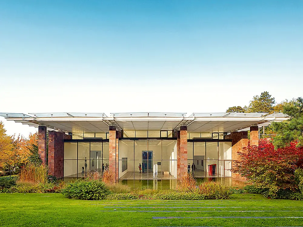 Außenansicht der Fondation Beyerle in Riehen