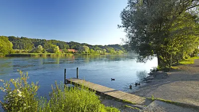 Blick auf den Wohlensee bei Bern
