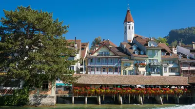 Obere Aareschleuse in Interlaken