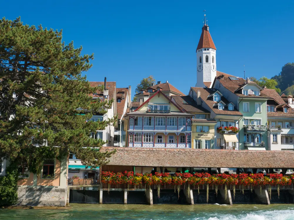 Obere Aareschleuse in Interlaken