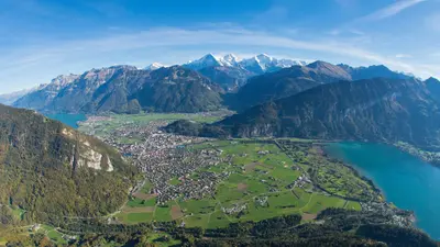 Interlaken aus der Luft