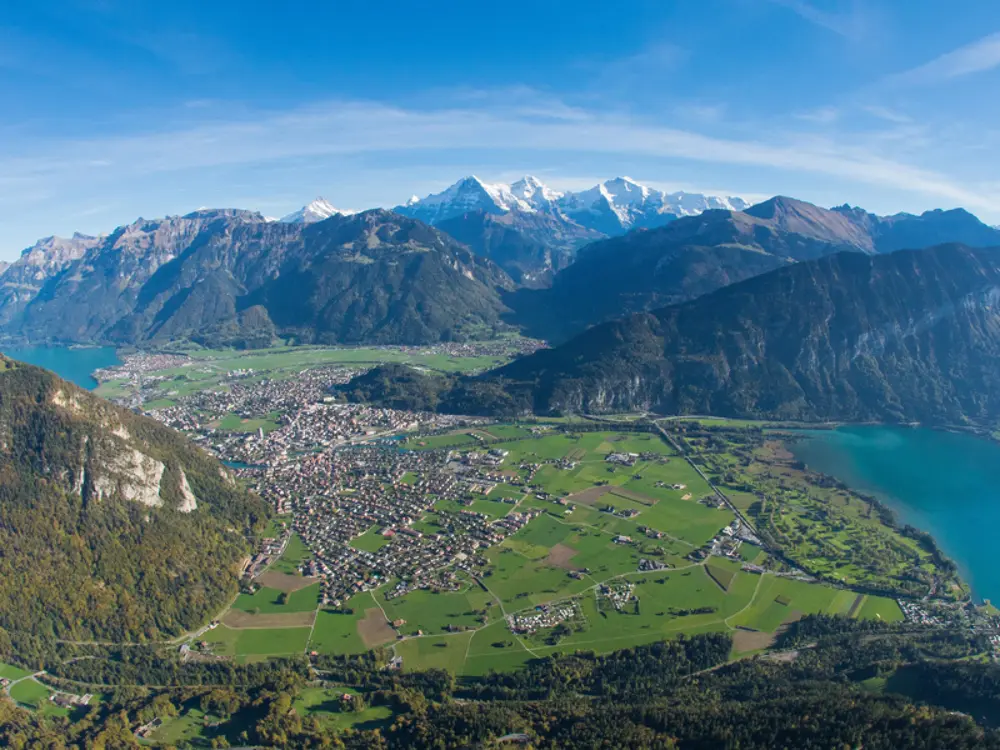 Interlaken aus der Luft