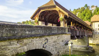 Die Bernbrücke in Freiburg
