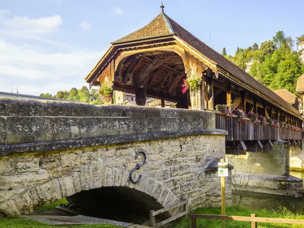 Die Bernbrücke in Freiburg