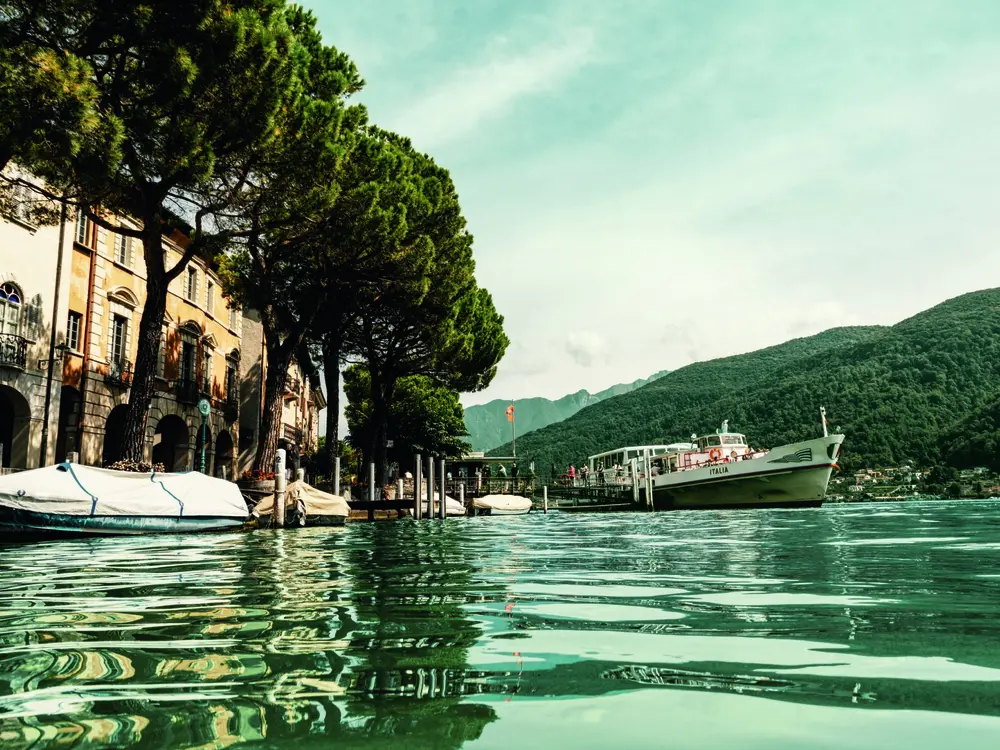 Lugano See in Lugano