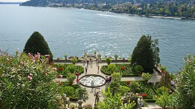 Blick auf den Garten der Isola Bella