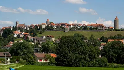 Blick auf Romont