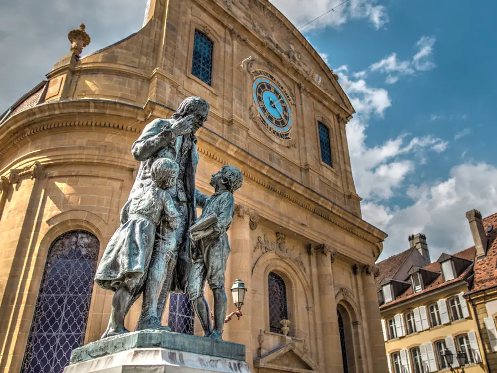 Pestalozzidenkmal in Yverdon-les-Bains