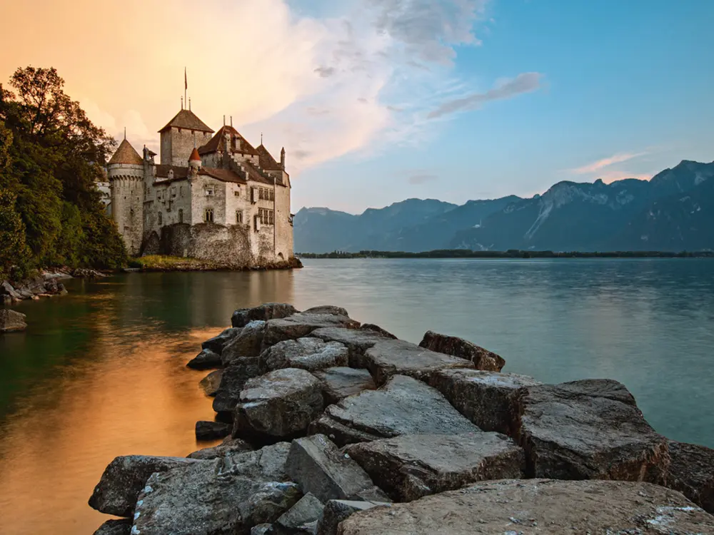 Schloss Chillon am Genfersee