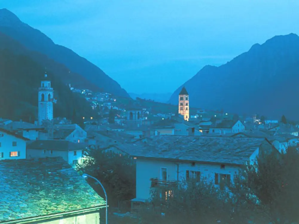 P oschiavo bei Nacht