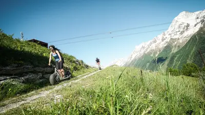 Monstertrotti-Abfahrt von der Lauchernalp