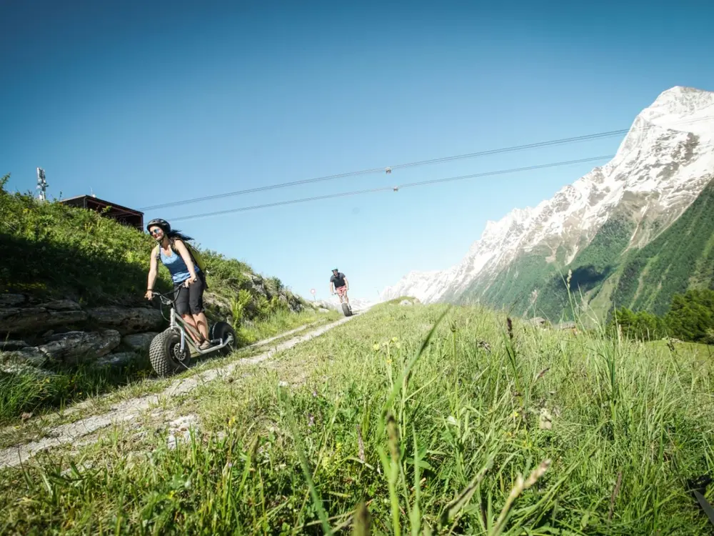 Monstertrotti-Abfahrt von der Lauchernalp