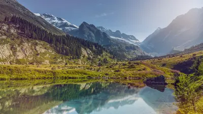 Bergsee im Lötschental