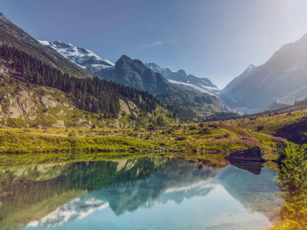 Bergsee im Lötschental