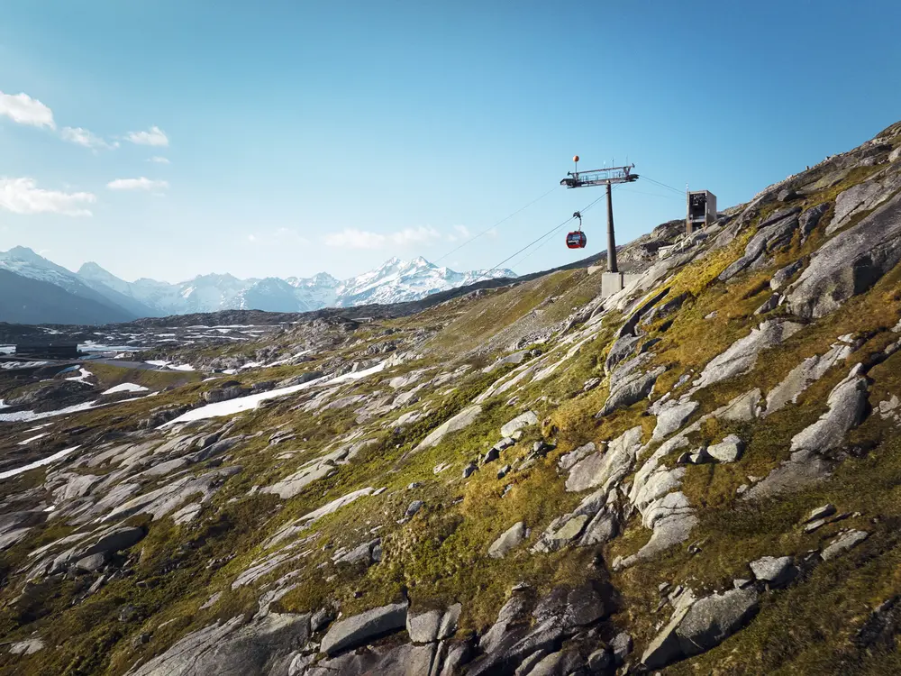 Bahnfart mit der Sidelhornbahn