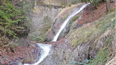 Blick in die Cholerenschlucht bei Adelboden