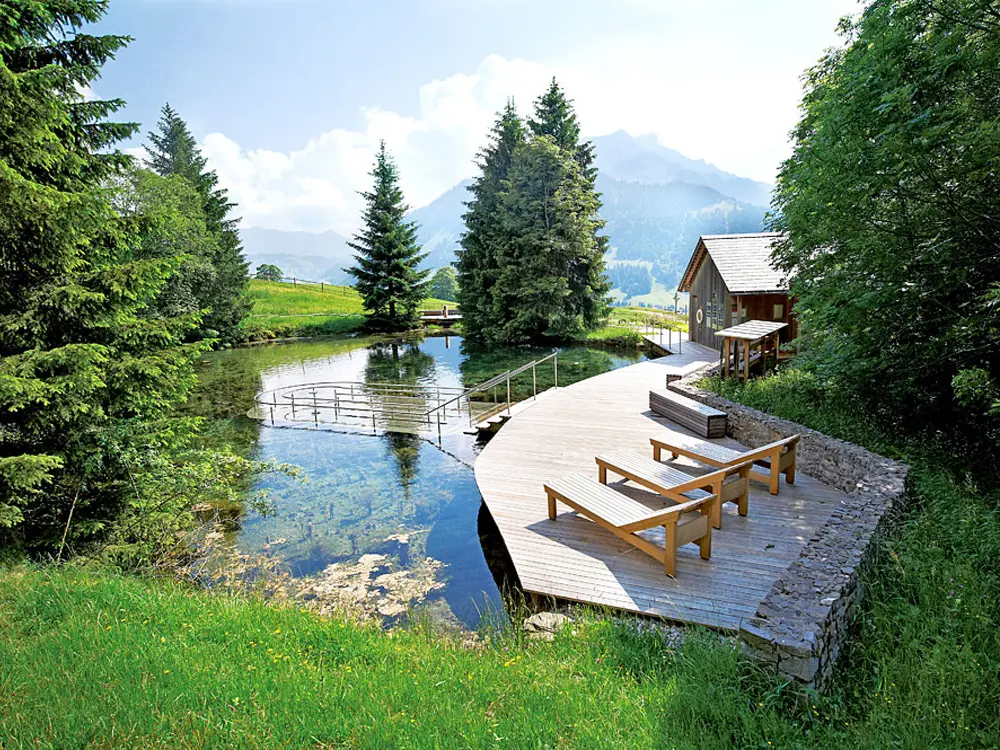 Kneippanlage am Schwandalpweiher /