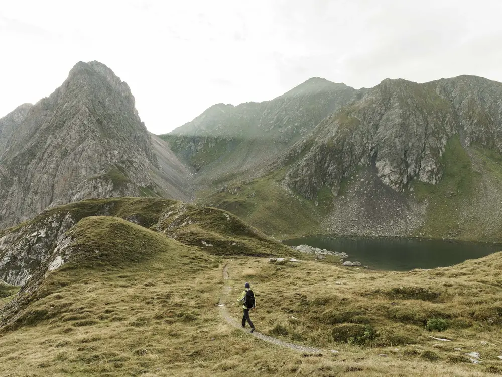 Unterwegs am Karnischen Höhenweg nahe des Obstansersees