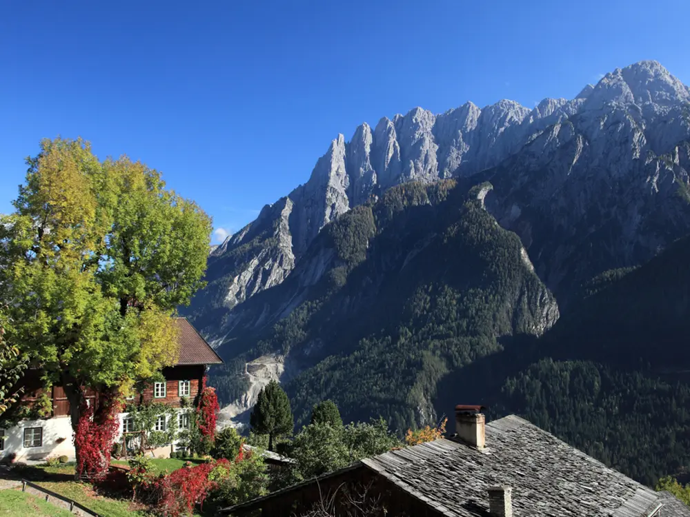 Blick in die Lienzer Dolomiten