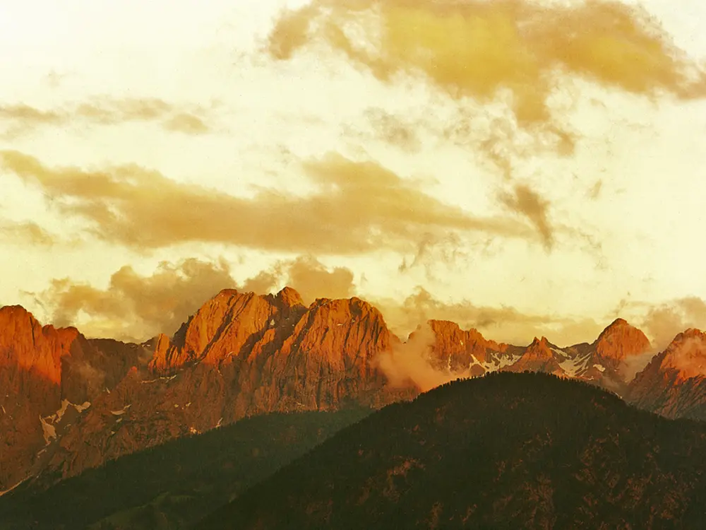Lienzer Dolomiten glühen rot