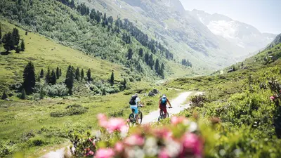 Biken in Richtung Schottsee