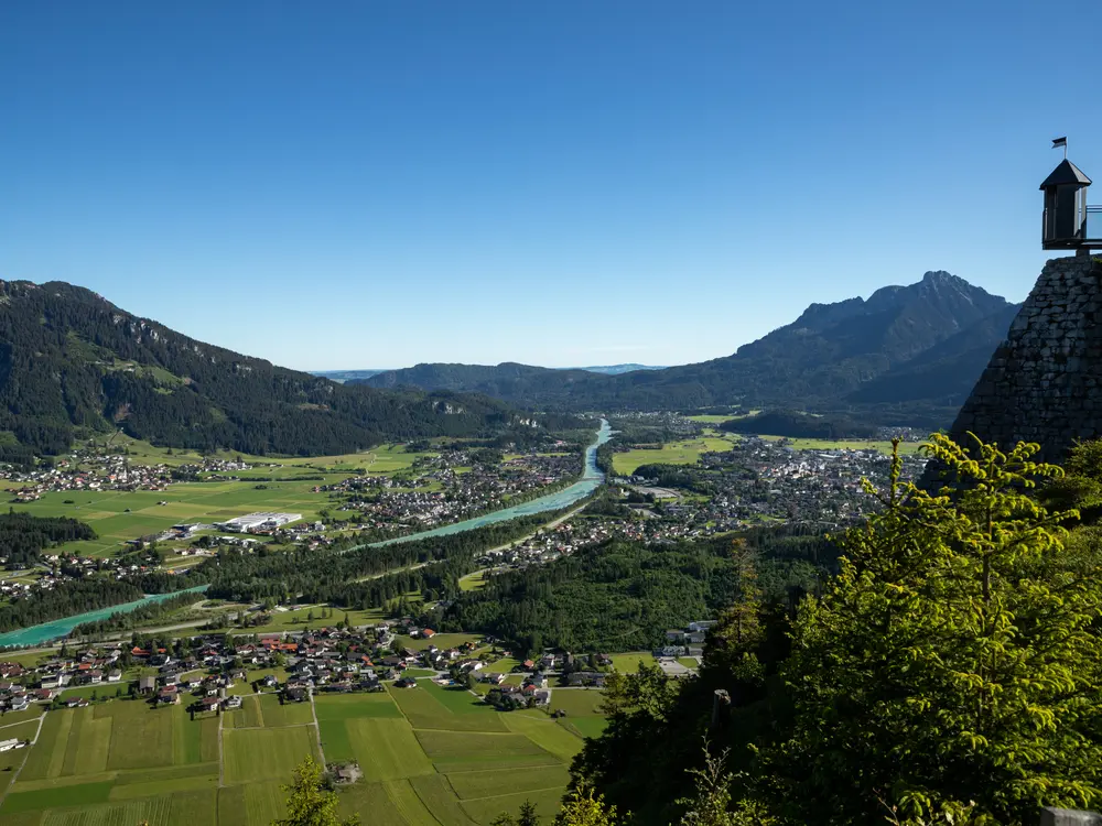 Blick in den Talkessel Reutte