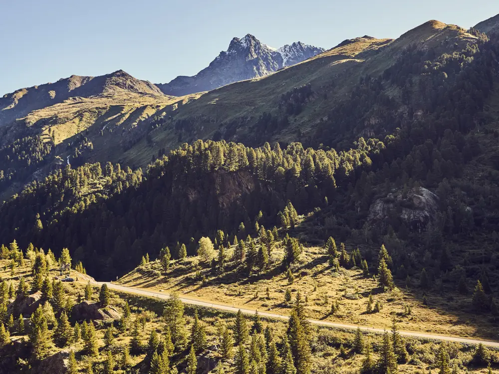 Der Klettergarten Fernergriess ist das größte der drei Sportklettergebiete im Kaunertal