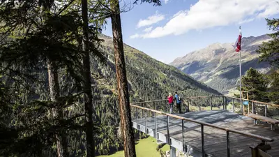 Aussichtsplattform im Kaunertal