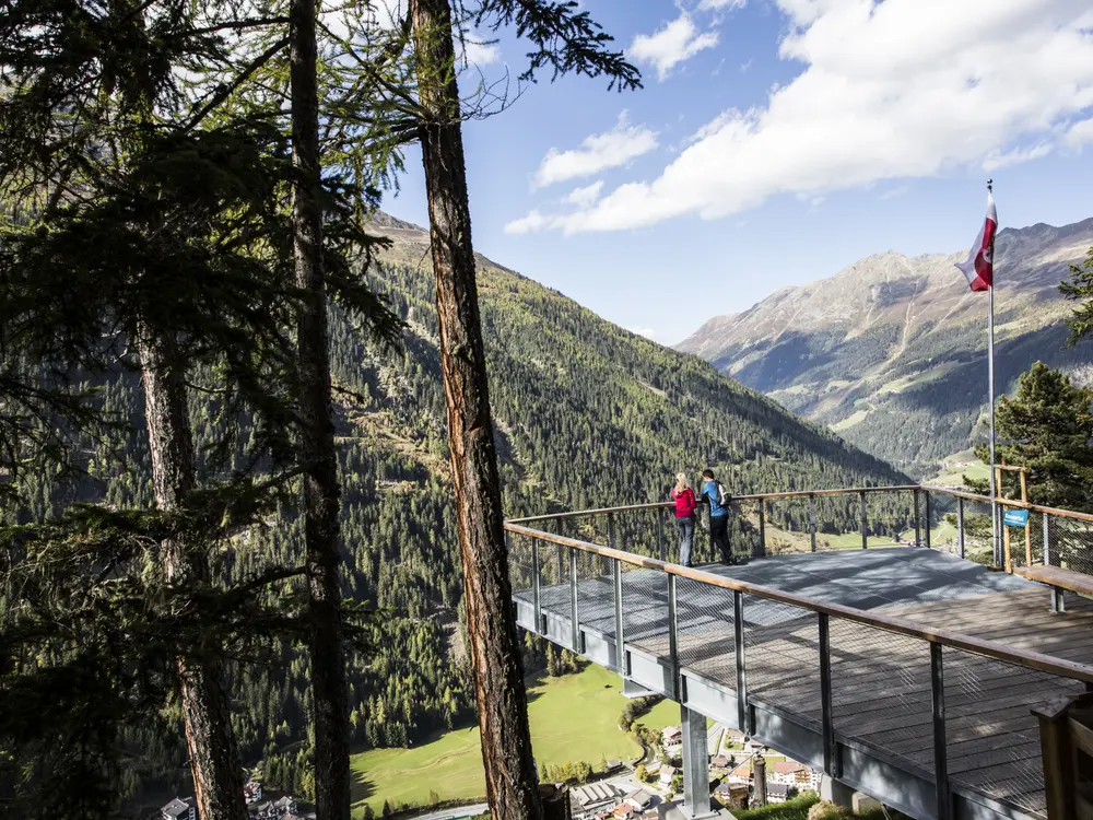 Aussichtsplattform im Kaunertal