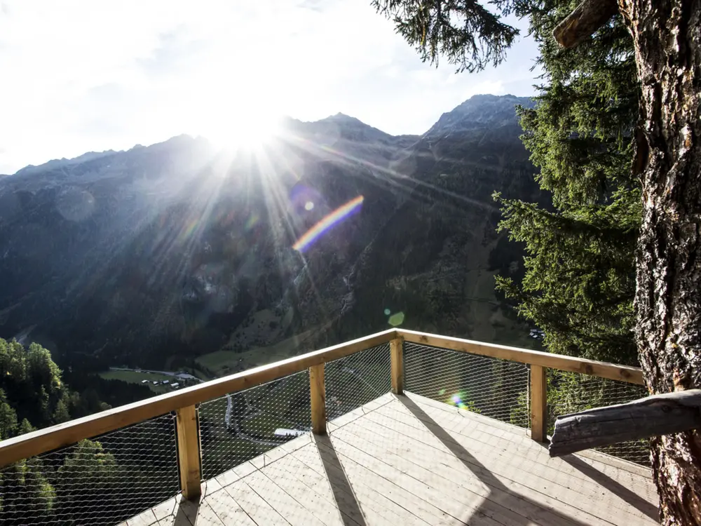 Aussichtsplattform Bergwerksblick im Kaunertal