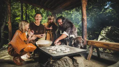 Brotbacken im Ötzidorf