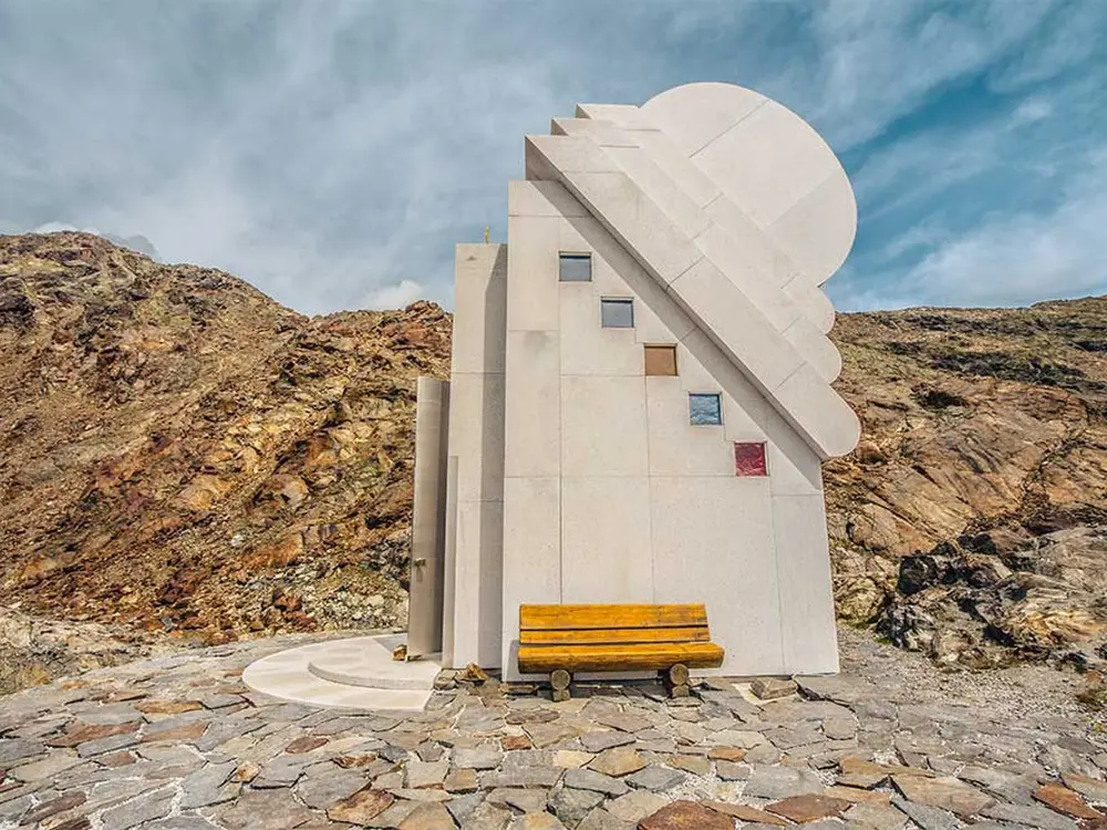 Kapellenweg zur Kapelle des weißen Lichts am Pitztaler Gletscher