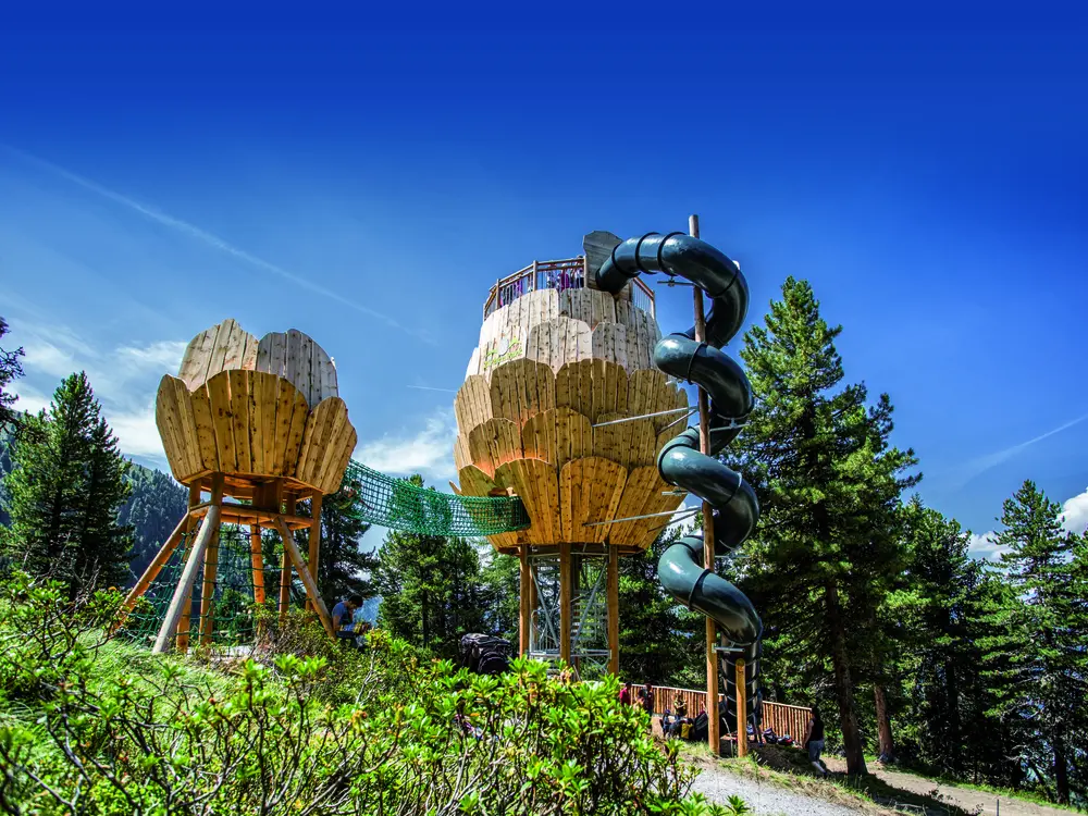 Familenausflug zum Zirbenpark