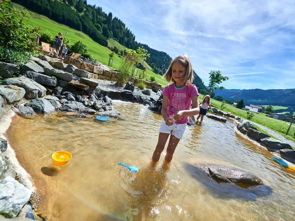 Wasserspielplatz im Tannheimer Tal