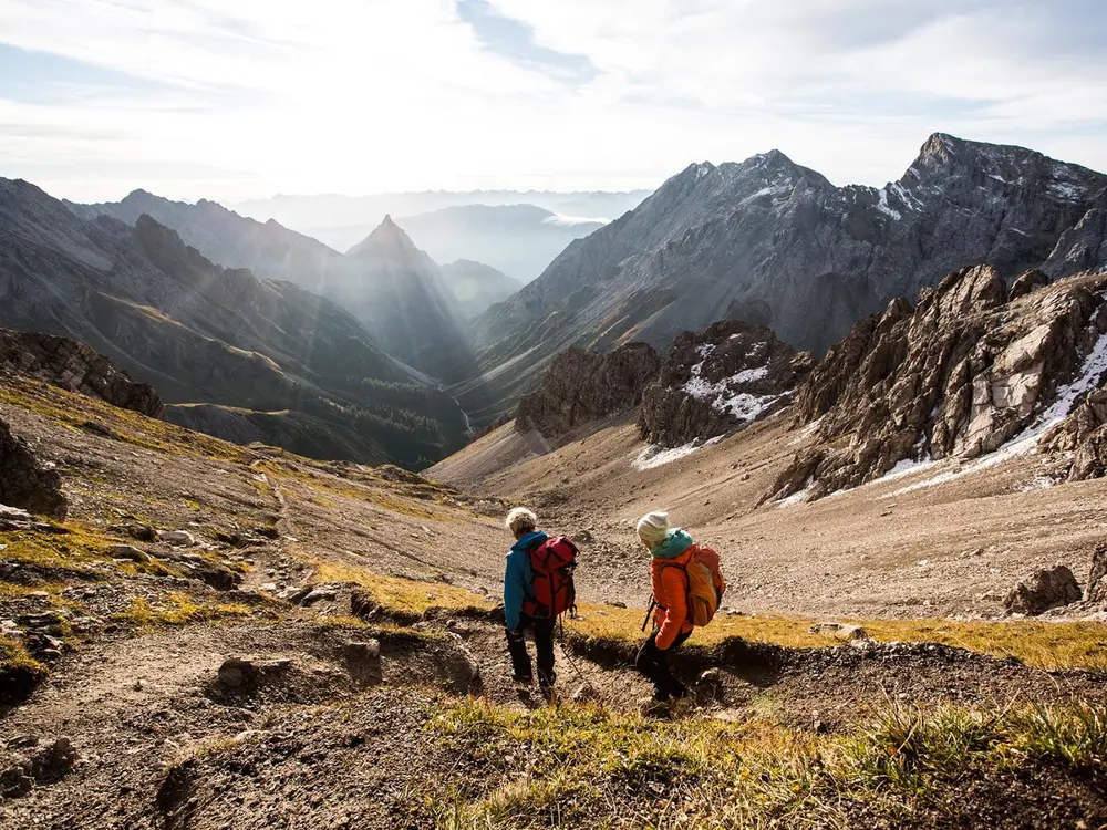 Alpines Wandern in der Region Tirol West