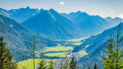 Blick auf das Lechtal