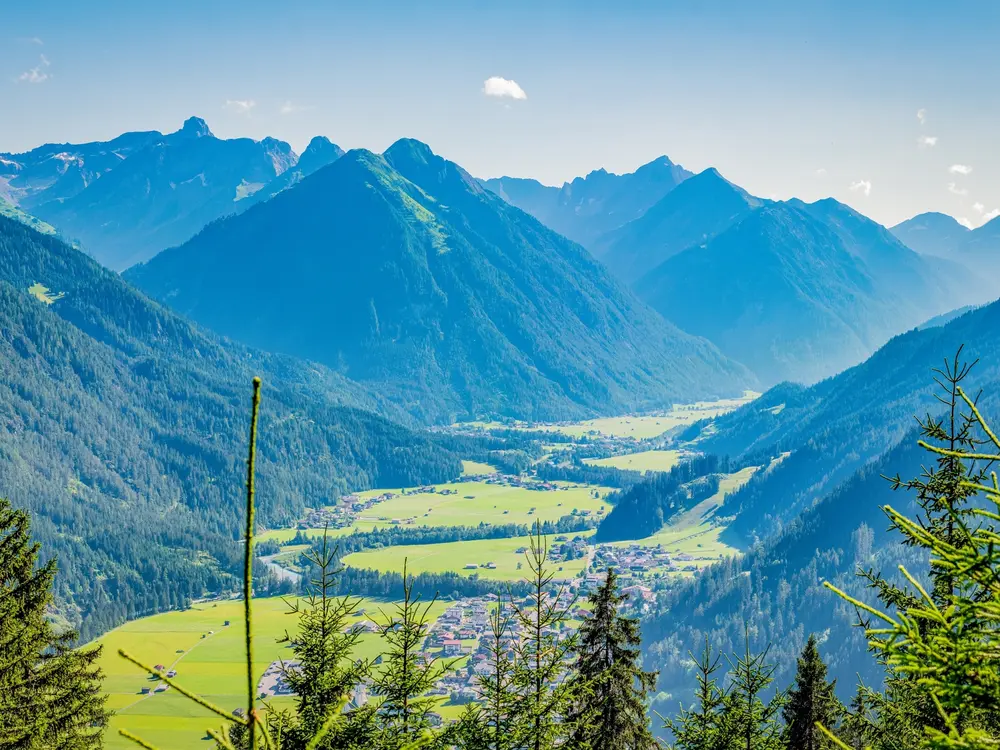 Blick auf das Lechtal