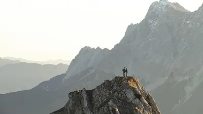 Auf dem Gipfel des Grubigstein