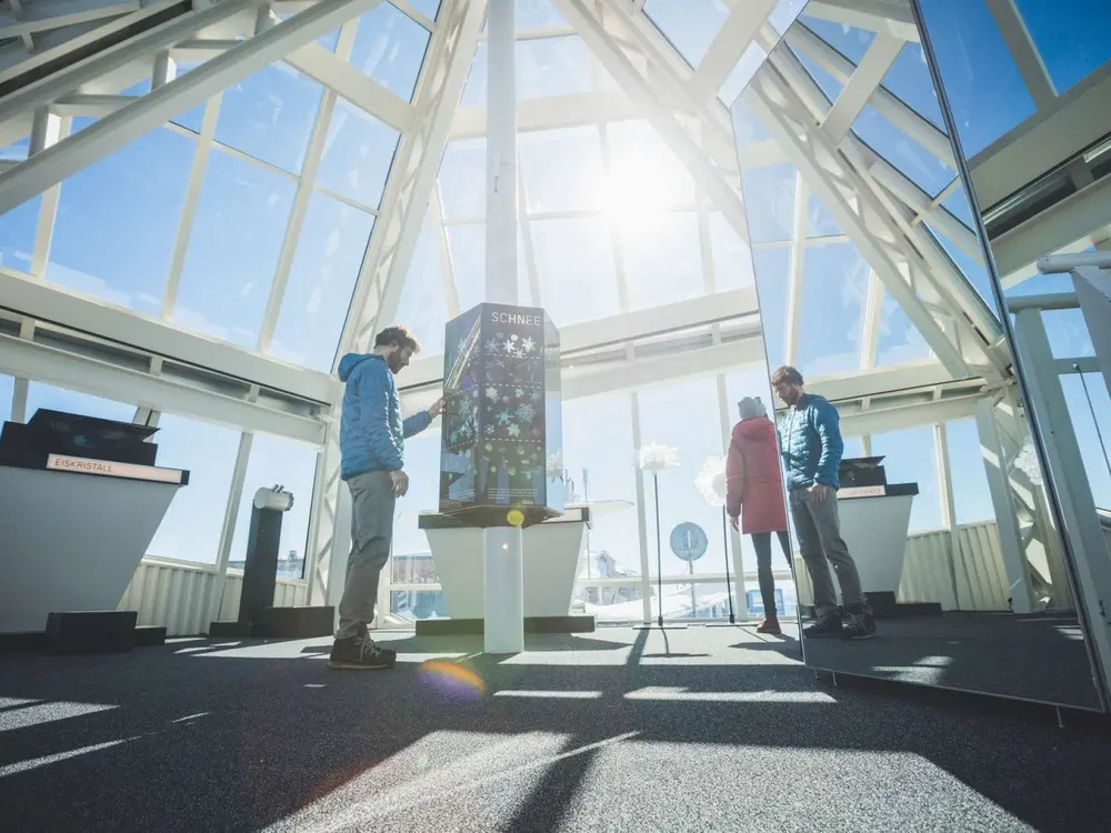 Auf dem Gipfel der Zugspitze