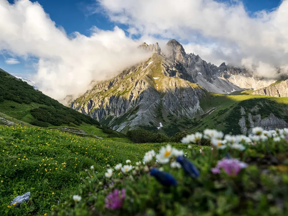 Blick auf die Kalkkögel