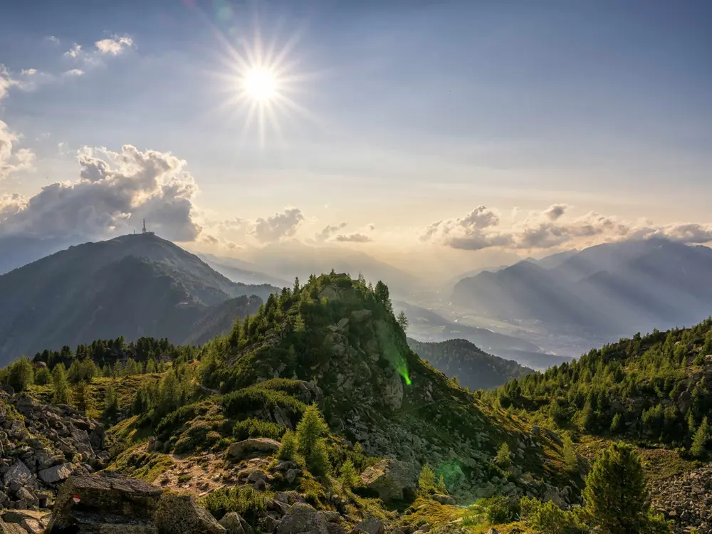 Unterwegs am Patscherkofel auf dem Zirbenweg