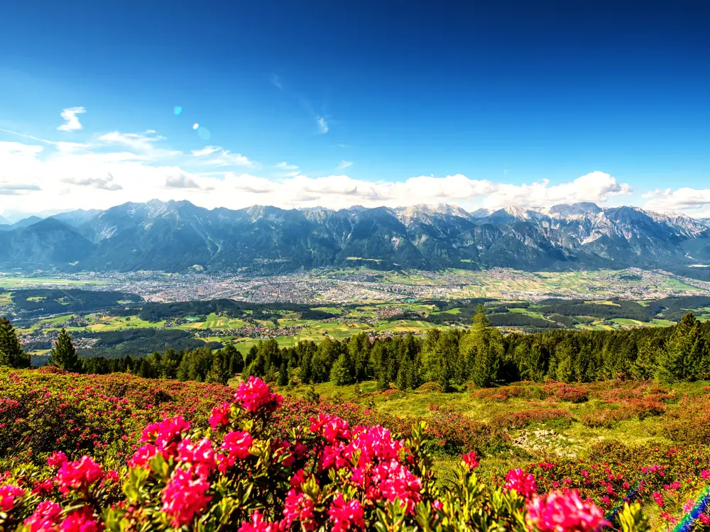 Patscherkofel mit Blick auf Innsbruck