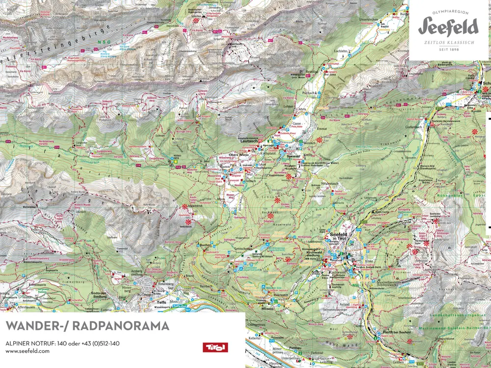 Wanderpanorama Region Seefeld - Tirols Hochplateau - Teil 1