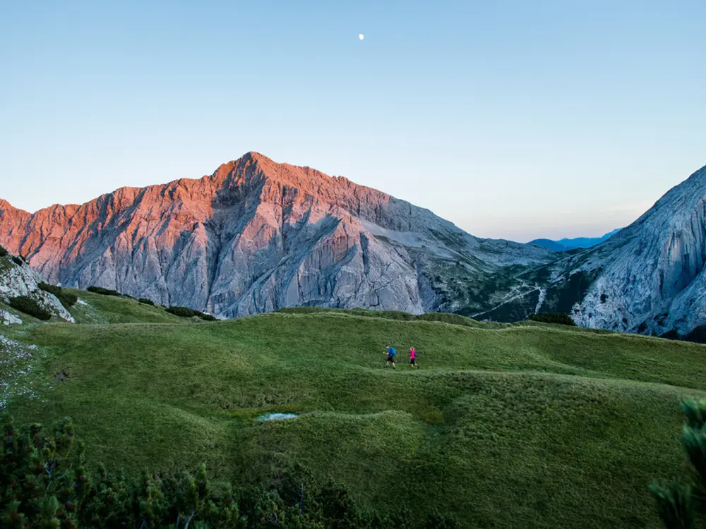 Wanderer im Naturpark Karwendel