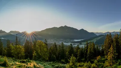 Panoramablick auf Seefeld