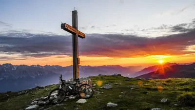 Mountainbike am Schartenkogel