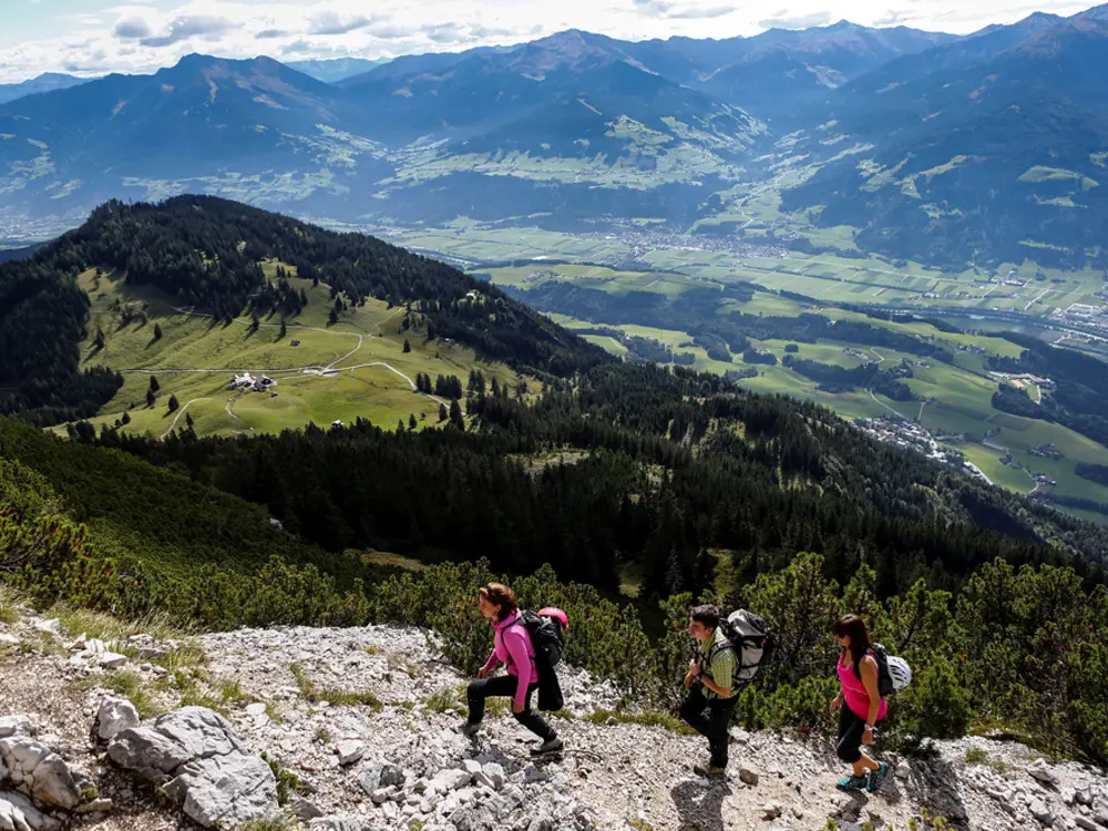Bergsteigen am Hundskopf in Gnadenwald